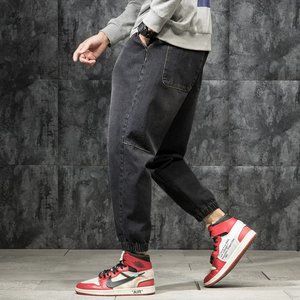 Big Size Men Jeans Loose Cargo Hip Hop Pants